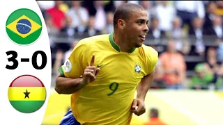 Brazil vs Ghana 3-0| 2006 World Cup Extended Goals & Highlights( Ronaldo,Ronaldinho,Kaka,R. Carlos)