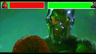 Spiderman vs. Green Goblin (Final Battle) with healthbars