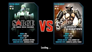 Real Steel WRB Underworld II Sarge VS Six Shooter The Sheriff Of Robotown NEW UPDATE (Живая Сталь)