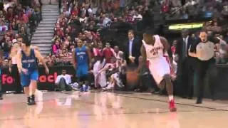 Terrence Ross delivers a Windmill Dunk