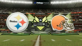 Madden 23 - Pittsburgh Steelers @ Cleveland Browns - Week 3