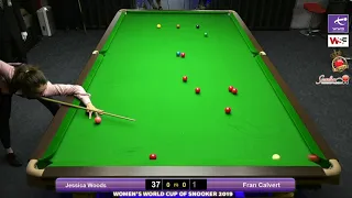 Jessica Woods vs Fran Calvert - World Women's Snooker Championship Group Stages (June 2019)