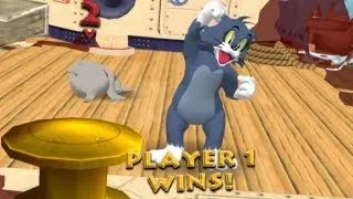 Tom & Jerry: War of the Whiskers - Gamecube Walkthrough HD 720P Part 1 - Tom (Dolphin 4)