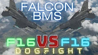 Falcon BMS - Dogfight f16 VS f16 Ft. @Recluse_Flys