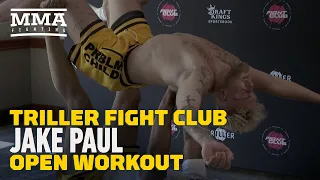 Jake Paul Does Crazy Stretches At Open Workout Before Ben Askren Fight - MMA Fighting