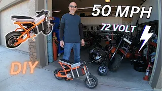 How I built a 50 MPH electric mini bike