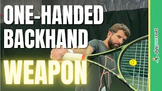 Transform Your One-Handed Backhand Into A Weapon With These 3 Tips