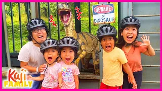 Ryan's Family Jurassic World Raptor Adventure!