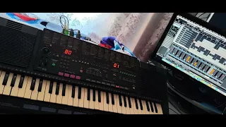 Белые розы звуками Yamaha PSS 51