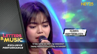 Amy Nobleza - KLWKN (NET25 Letters and Music Performance)