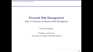 Overview of Market Risks