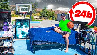 Living On The 2HYPE Basketball Court For 24 Hours