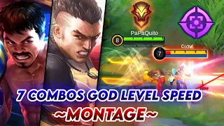 GOD LEVEL FAST HAND SPEED COMBOS | PAQUITO MONTAGE | MANNY PACQUIAO X UNDERGROUND BOXER - MLBB