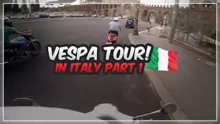 Vespa Tour in Italy - The Outskirts of Rome | Moto Vlog PART 1