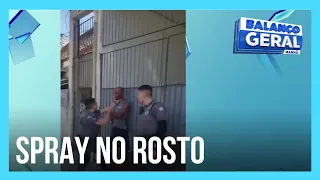 Homem pede ajuda da polícia e recebe jato de spray no rosto em SP