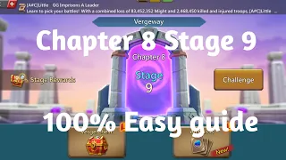Lords mobile Vergeway chapter 8 stage 9 easiest guide