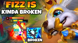 Fizz is broken with the new items. Stormsurge + Lichbane lets you One-Shot any squishy!