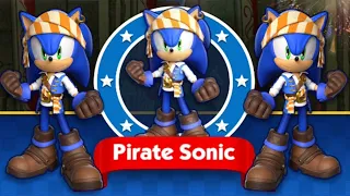 Sonic Dash - Pirate Sonic New Character Update Event All Characters Unlocked All Costumes All Bosses