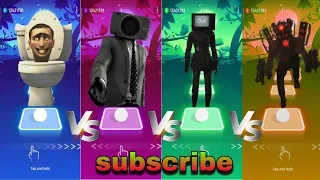 Skibidi_Toilet_🆚_Cameraman_🆚_Tv_Woman_🆚_Speakerman_-_Skibidi / tiles hop game EDM||#viralvideo#help