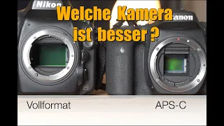 APS-C Sensor oder Vollformat / Cropfaktor - Mythos und Wahrheit