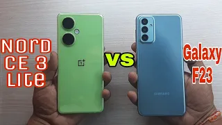 Oneplus Nord CE 3 Lite vs Galaxy F23 5G Speed Test Comparison?