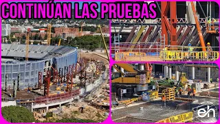 🔴OBRAS CAMP NOU(7  de Mayo)⚠️Continúan las pruebas de las lamas