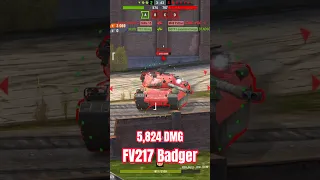 [5,824 Dmg] FV217 Badger | WoT Blitz [OliviaCrazY] #wotblitz #worldoftanksblitz #wotb #вотблиц #блиц