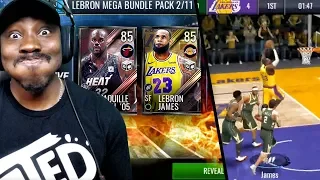 85 OVR LEBRON JAMES & SHAQ IN MOVERS PACK OPENING! NBA Live Mobile 19 Season 3 Gameplay Ep. 7