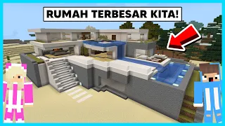 MIPAN & ZUZUZU Buat Rumah Modern Paling Mewah Dan Paling Besar! - Minecraft Survival