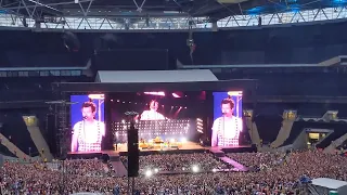 Harry Styles entrance Wembley Stadium & Music for a sushi restaurant 18.6.22