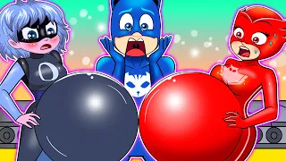 Pj Masks is Pregnant - Brewing Cute Lover Catboy Compilation - Catboy's Life Story - PJ MASKS 2D