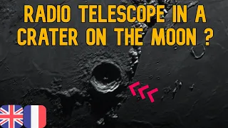 Building Kilometre-wide radio telescope on the Moon - Lunar Crater Radio Telescope