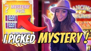 This NEVER Happens! I Chose Dancing Drums Mystery Pick Bonus and It Paid HUGE! 🤑