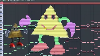 What Dancing Triangle Sounds Like - MIDI Art