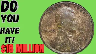 BEAT UP LINCOLN PENNIES FOUND IN CHANGE THAT COULD FOR $ 18 MILLION! PENNIES WORTH MONEY