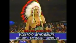National Title   Wahoo McDaniel vs Tully Blanchard   Pro Sept 20th, 1986