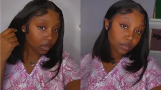 SHEIN 12 INCH BOB WIG INSTALL