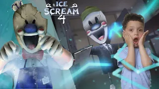 We're in Rod's Factory! | ICE SCREAM 4 Gameplay