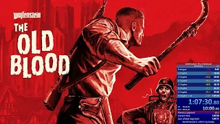 Wolfenstein The Old Blood Speedrun Glitchless 1:07:30 Топ 2 (PB)