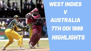 West Indies V Australia | 7th ODI 1999 | Highlights