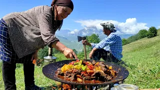 Traditional Azerbaijani Cuisine-Sadjichi