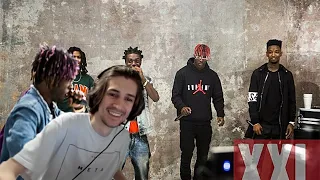 xQc reacts to the XXL freshman cypher 2016 w/ Chat