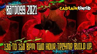 Captain Tinrib - Batdogg Techno 2021 (Two Hour 130bpm to 150bpm Fry Up)