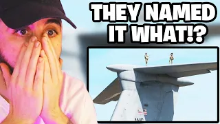 British Guy Reacts to America’s MASSIVE Military Airplane that is Named After a Porn Star