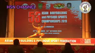 NGUYEN BICH TRAM - OVER 30 YEARS - 53TH ASIAN BODYBUILDING AND PHYSIQUE SPORTS CHAMPIONSHIPS 2019