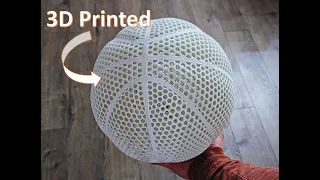 This 3D Printed Airless Basketball Actually Works?!