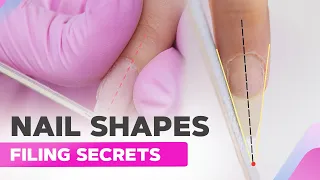 How to File Square, Oval, and Almond Nails Shapes | Filing Nails Step by Step
