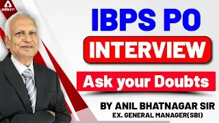 IBPS PO Interview | Last Day to Join Interview Batch by Anil Bhatnagar