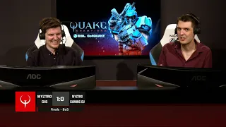 Myztro EU vs Myztro CIS Go4QC EU 2v2 July 2018  Grand Finals Quake Champions.