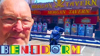 Exploring Benidorm's Bar Strip: Daytime Views